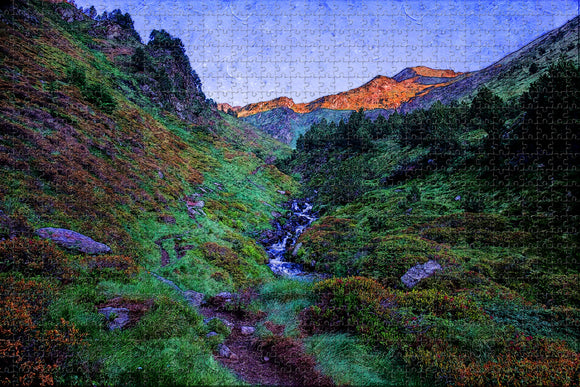 Andorra Moutain Jigsaw Puzzle Wooden 1000 Piece