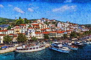 Greece Cape Kastro Skiathos Jigsaw Puzzle Wooden 1000 Piece