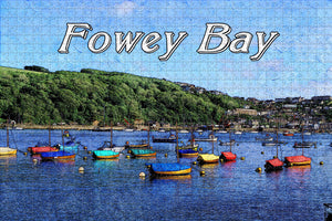 UK England Fowey Bay Jigsaw Puzzle Wooden 1000 Piece