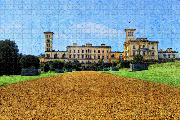 UK England Osborne House Wight Jigsaw Puzzle Wooden 1000 Piece