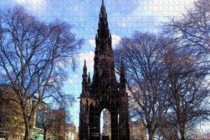 UK England Scott Monument Edinburgh Jigsaw Puzzle Wooden 1000 Piece