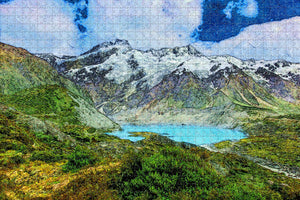 New Zealand Alpine Jigsaw Puzzle Wooden 1000 Piece