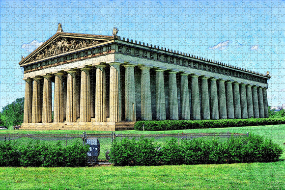 Parthenon Centennial Park Nashville Tennessee USA Jigsaw Puzzle Wooden 1000 Piece