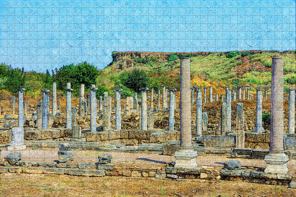 Turkey Perge Ancient City Antalya Jigsaw Puzzle Wooden 1000 Piece