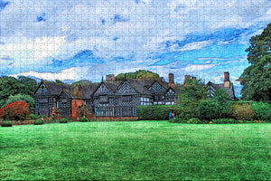 UK England Speke Hall Liverpool Jigsaw Puzzle Wooden 1000 Piece