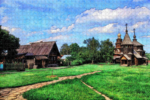 Russia Museum of Wooden Suzdal Jigsaw Puzzle Wooden 1000 Piece