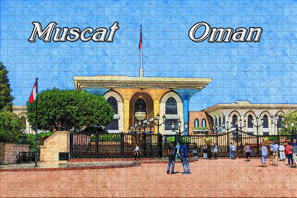 Sultan¡¯s Palace Muscat Oman Jigsaw Puzzle Wooden 1000 Piece