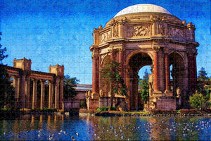 America USA Palace Of Fine Arts San Francisco Jigsaw Puzzle Wooden 1000 Piece