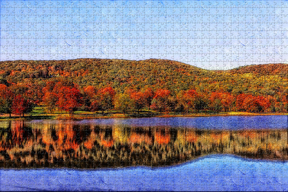 Squantz Pond Connecticut USA Jigsaw Puzzle Wooden 1000 Piece