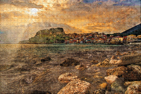 Greece Parga Jigsaw Puzzle Wooden 1000 Piece