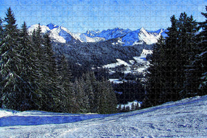 France Ski Morzine Jigsaw Puzzle Wooden 1000 Piece