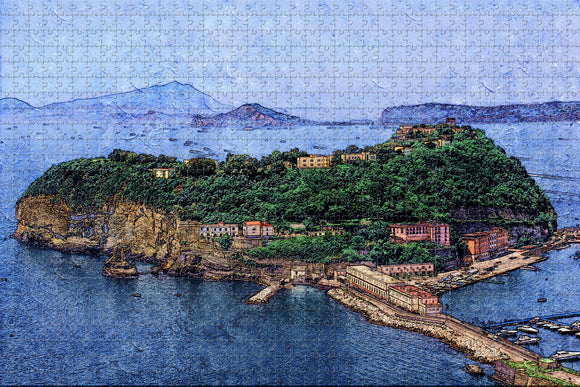 Italy Naples Campania Jigsaw Puzzle Wooden 1000 Piece