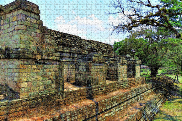 Copan Ruinas Honduras Jigsaw Puzzle Wooden 1000 Piece