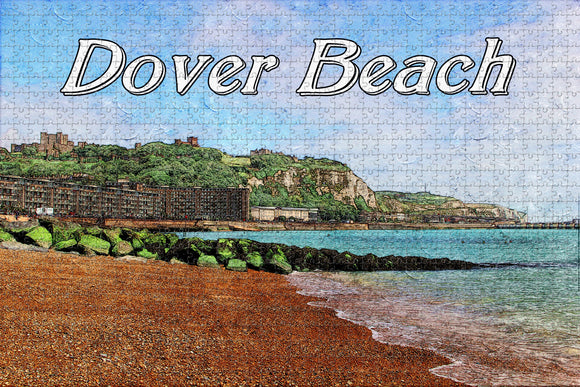 UK England Dover Beach Jigsaw Puzzle Wooden 1000 Piece