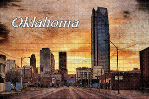 USA America Oklahoma Skyline Jigsaw Puzzle Wooden 1000 Piece