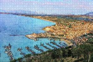 Italy Castellammare del Golfo Sicily Jigsaw Puzzle Wooden 1000 Piece