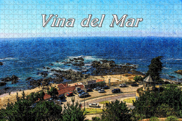 Vina del Mar Valparaiso Chile Jigsaw Puzzle Wooden 1000 Piece