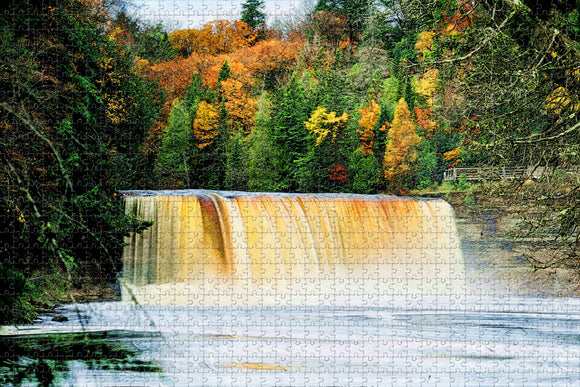 Tahquomenon Falls Michigan USA Jigsaw Puzzle Wooden 1000 Piece