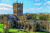 UK England Pembrokeshire St. Davids Cathedral Jigsaw Puzzle Wooden 1000 Piece