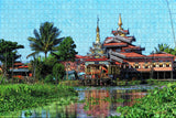 Myanmar Inle Lake Nyaungshwe Jigsaw Puzzle Wooden 1000 Piece