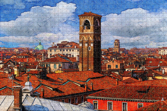 Architecture Venice Italy Jigsaw Puzzle Wooden 1000 Piece