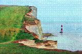 UK England Beachy Head Eastbourne Jigsaw Puzzle Wooden 1000 Piece