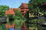 Denmark Den Gamle By Aarhus Jigsaw Puzzle Wooden 1000 Piece