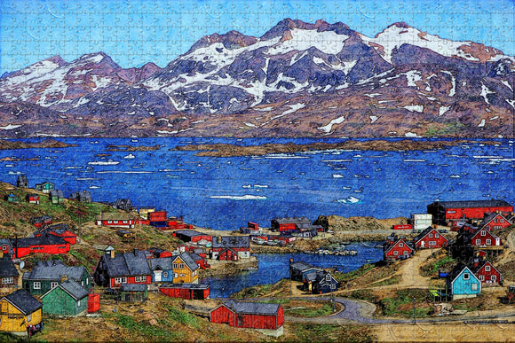 Greenland Denmark Jigsaw Puzzle Wooden 1000 Piece