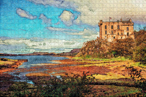 UK England Isle of Skye Dunvegan Castle Jigsaw Puzzle Wooden 1000 Piece