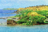 Northern Mariana USA Guam Bay Jigsaw Puzzle Wooden 1000 Piece