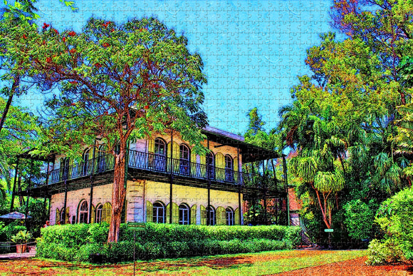 Key West Hemingway House Florida USA Jigsaw Puzzle Wooden 1000 Piece