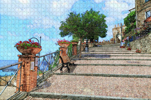 Italy Agropoli Jigsaw Puzzle Wooden 1000 Piece