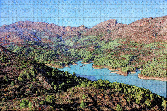 Spain Guadalest Valley Alicante Jigsaw Puzzle Wooden 1000 Piece