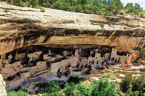 Mesa Verde National Park Cliff Palace Colorado USA Jigsaw Puzzle Wooden 1000 Piece