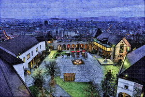 Slovenia Ljubljana Castle Jigsaw Puzzle Wooden 1000 Piece