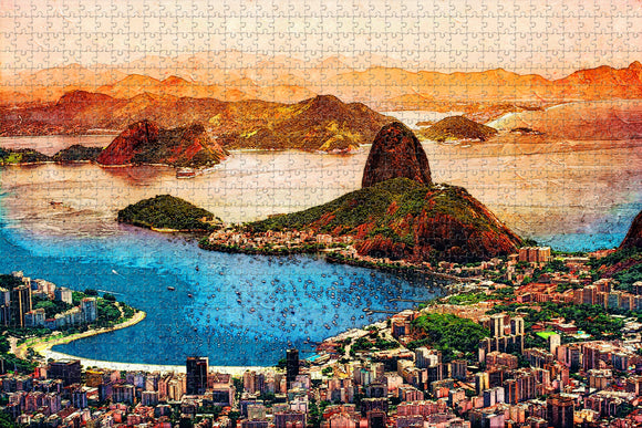 Brazil Rio De Janeiro Brazil Jigsaw Puzzle Wooden 1000 Piece