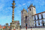 Portugal Porto Cathedral Jigsaw Puzzle Wooden 1000 Piece