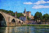 France Bridge Of Avignon Vaucluse Jigsaw Puzzle Wooden 1000 Piece