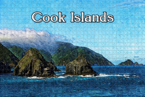 Cook Islands Jigsaw Puzzle Wooden 1000 Piece