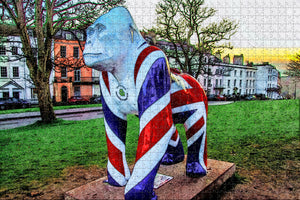 UK England Bristol The Statue Of Gorilla Jigsaw Puzzle Wooden 1000 Piece