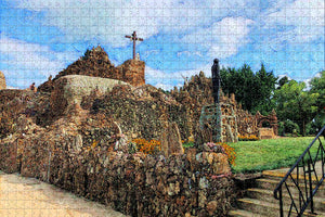 West Bend Grotto Iowa USA Jigsaw Puzzle Wooden 1000 Piece