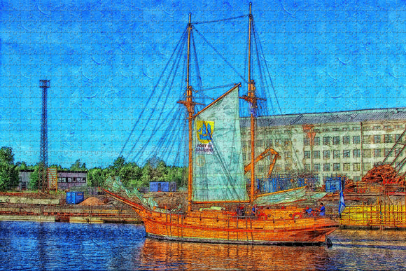 Finland Oulu Jigsaw Puzzle Wooden 1000 Piece