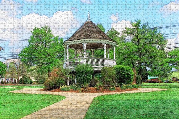 Town Center Billerica Massachusetts USA Jigsaw Puzzle Wooden 1000 Piece