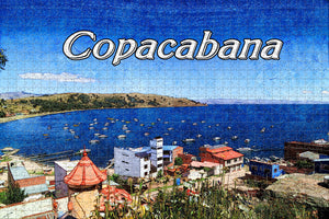 Bolivia Lake Titicaca Copacabana Jigsaw Puzzle Wooden 1000 Piece