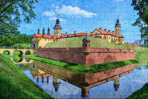 Belarus Nesvizh Castle Jigsaw Puzzle Wooden 1000 Piece