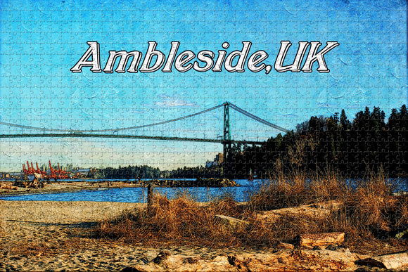 UK England Ambleside Park Jigsaw Puzzle Wooden 1000 Piece