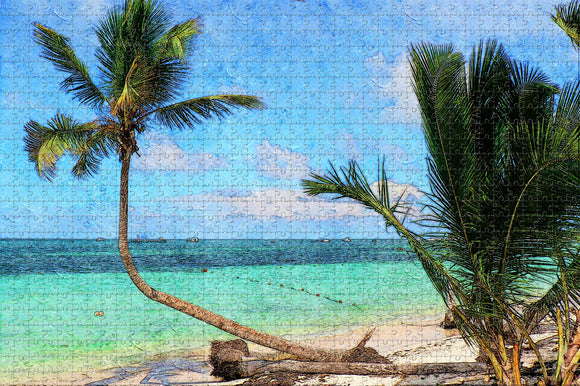 Macao Beach Punta Cana Dominica Jigsaw Puzzle Wooden 1000 Piece