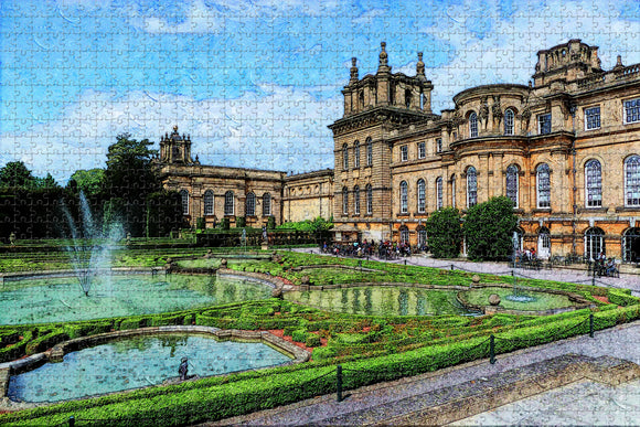 UK England Blenheim Palace Oxford Jigsaw Puzzle Wooden 1000 Piece