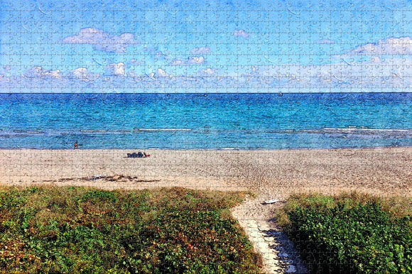 USA America Delray Beach Florida Jigsaw Puzzle Wooden 1000 Piece