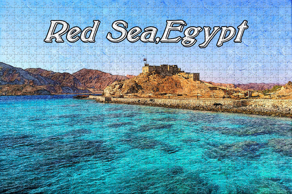 Egypt Red Sea Jigsaw Puzzle Wooden 1000 Piece